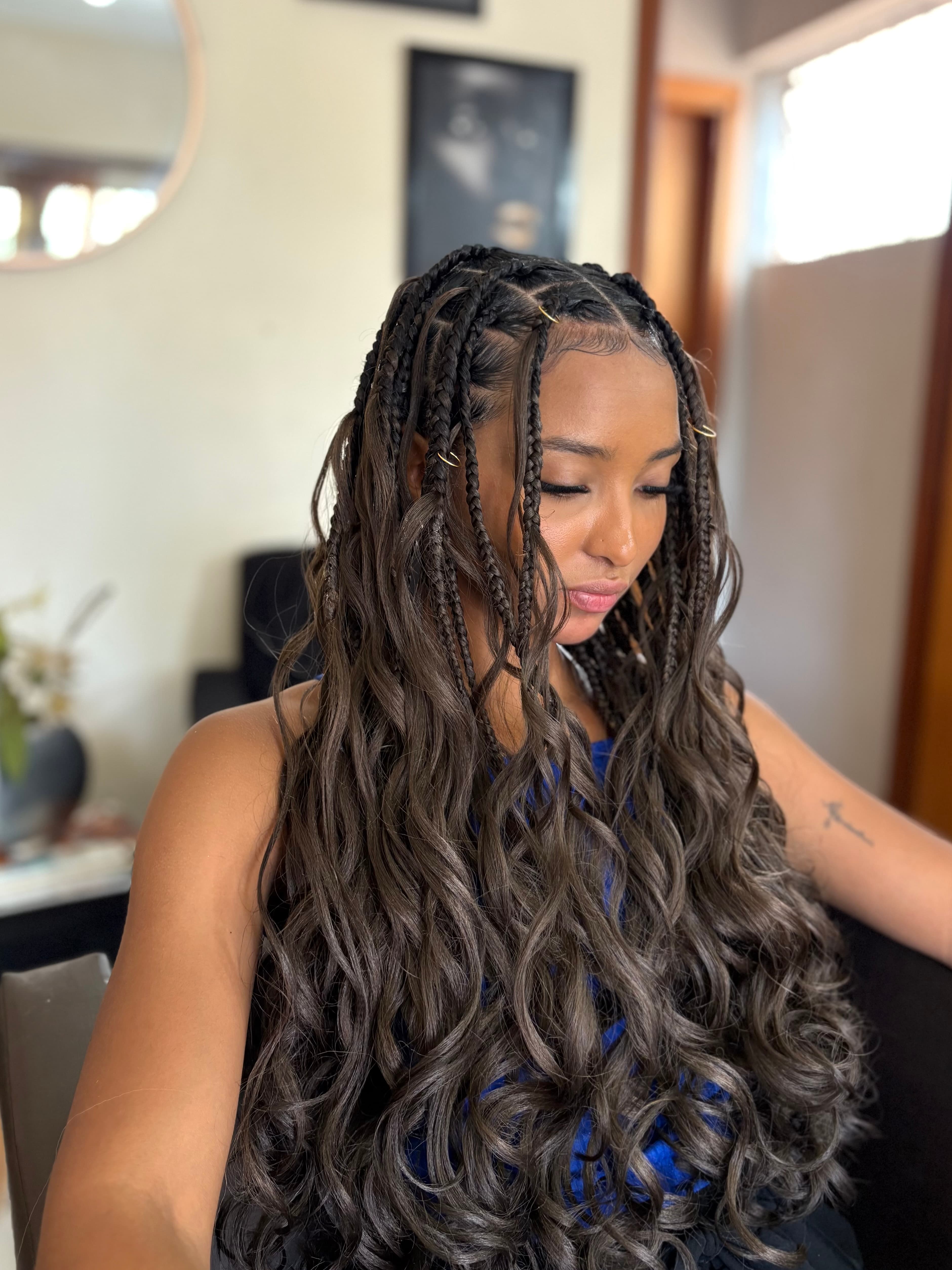 French Curl Braids